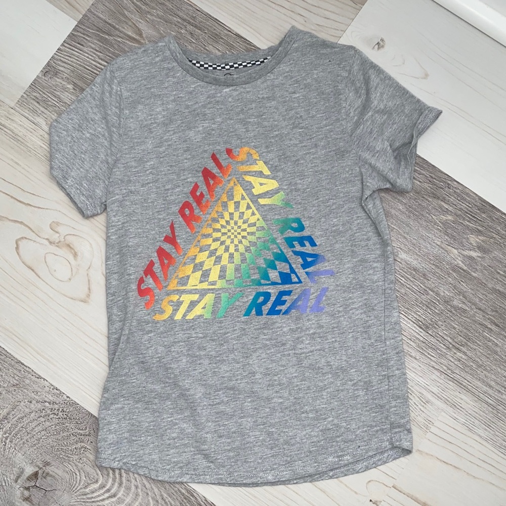 Stay Real Tee 🌈